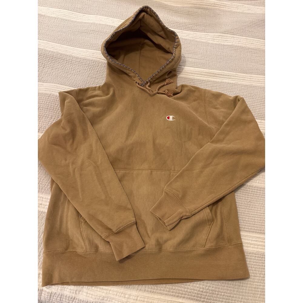 Champion Sweatshirt with Hood Stitching